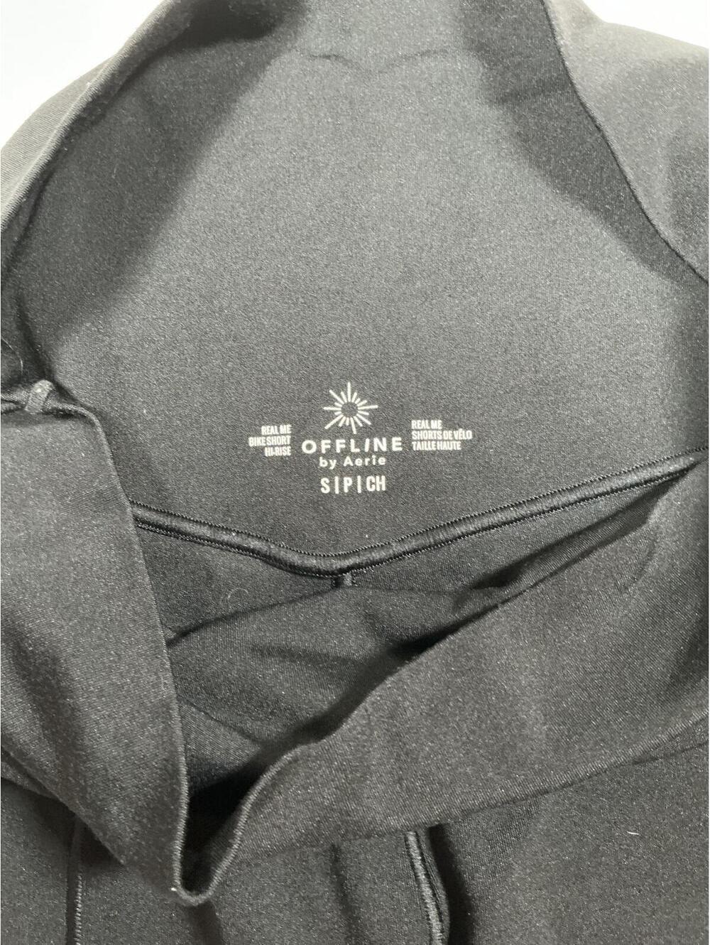 Offline by Aerie Black High-Waist Biker Shorts - Picture 5 of 6